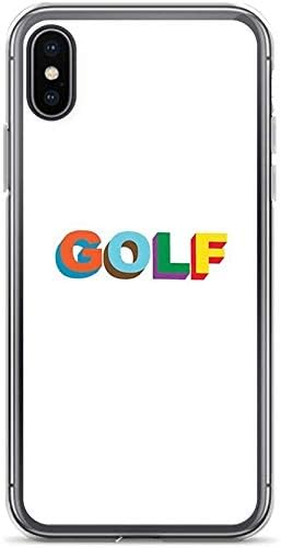 SHANDU Fashion Compatible with iPhone Xs Max Case Golf Logo Colored Tyler The Creator Pure Clear Phone Cases Cover