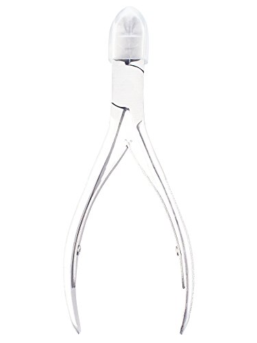 Stainless Steel Toenail Clippers with Safety Tip Cover Thick Nails Care Tools, Anti Slip,Long 5.5 inch