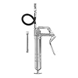 Legacy Workforce Mini Grease Gun, for 3 oz. Cartridges, 12 in. Flexible Extension, 4 in. Rigid Extension - L1305
