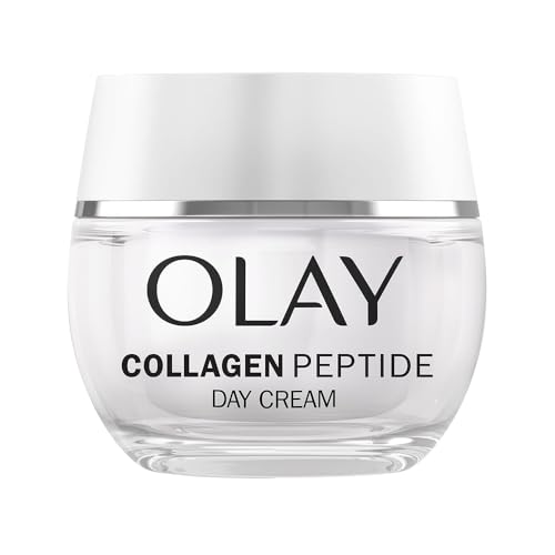 Collagen Peptide Crema de Día Hidratante Facial, Con Niacinamida y Vitamina E. Cuidado Well-aging de la Piel: Fortalece, Restaura, Hidrata, 50ml