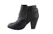 Forever Women's Buckle Strap Block Heel Ankle Booties, Black 7