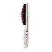 Magicfly Hair Straightener - Pro Detangling Anion Hair Care Brush Electric Hair Straightening Comb, Instant Magic Silky Straight Hair Styling, Anti Scald Anti Static Zero Damage - White