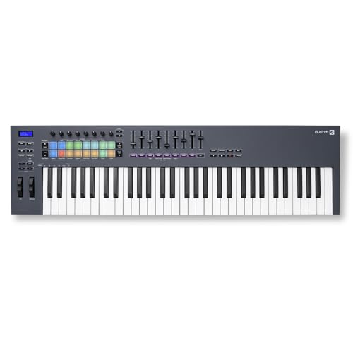 Novation FLkey 61 MIDI-Controller-Keyboard — Nahtlose Integration in FL Studio, mit Akkord- und Skalenmodi. Sämtliche Software, die du für die Musikpr