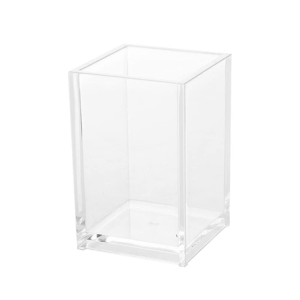 Makeup Brush Storage Organizer Clear Acrylic Pencil Pen Holder Nail Pen Storage Organizer Case Transparent Makeup Organiser for Makeup Brush Nail Pen Brush