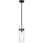 Fontaine One Light Pendant Matte Black