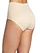 Warner's Women's No Wedgies No Worries Modern Brief Panty, Sand, 6