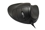 Hippus L2WB-LC Wired Light Click Handshoe Mouse (Right Hand, Large, Black)