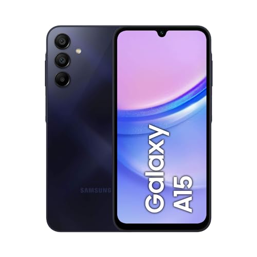 Samsung Galaxy A15 4G Smartphone Dual-SIM RAM 4 GB/Interner Speicher 128 microSD Slot OLED-Display ...[Italienische, ungarische, polnische, rumänische, österreichische und schweizerische Versionen]