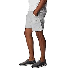 Columbia Men's Half Moon Iii Short, Cool Grey, 5X x 8
