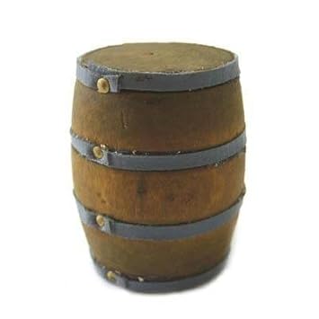 Miniatur Fass, braun, 3,6cm [Spielzeug]