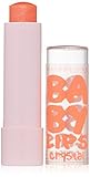 Maybelline New York Baby Lips Crystal Lip Balm, Gleaming Coral, 0.15 Ounce