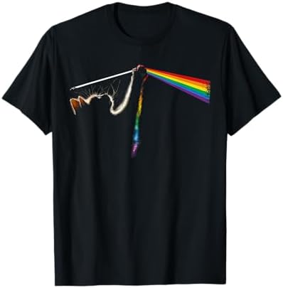 Amazon.com: Cat Rainbow Light Cool Prism Science Spectral Men