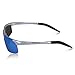 SUNGAIT Men's HD Polarized Sunglasses for Driving Fishing Cycling Running Metal Frame UV400 (Silver, Blue)