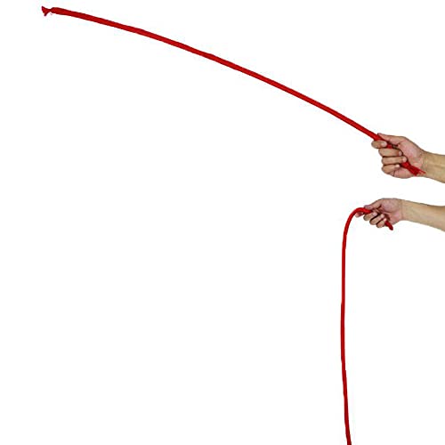 1Pc The Rigid Stiff Rope (31.5inch) Magic Tricks Close Up Magic Street Stage Illusion Gimmick Street Illusions Gimmick Stage Comedy Props Funny (red)