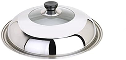 Vipe Endurance Stainless Steel Universal Lid with Glass Insert, Fits pans 11-15 Inch (XL)