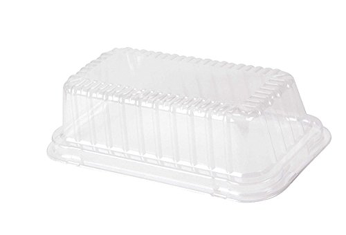 Handi-Foil 2 lb. Disposable Aluminum Foil Loaf Bread Pan w/High Dome Lid (Pack of 25 Sets) 3 Handi-Foil 2 lb. Disposable Aluminum Foil Loaf Bread Pan w/High Dome Lid (Pack of 25 Sets) - Image 4