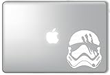 FN-2187 Finn Helmet Stormtropper Star Wars - Apple Macbook Laptop Vinyl Sticker Decal