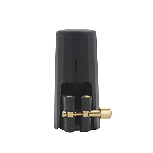 Leoie PU Leather Bb Clarinet Mouthpiece Ligature and Cap Fastener