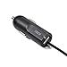 FM Transmitter - THZY Black Wireless FM Transmitter with 3.5mm Audio Plug and Car Charger for iPhone 6/5/4, iPad, iPod, Samsung Devices, and ANY Smart Phones with 3.5mm Audio Plug