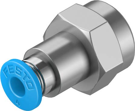 Festo 130709 Model QSF-1/8-4-B-100 Push-In Fitting (Pack of 100)