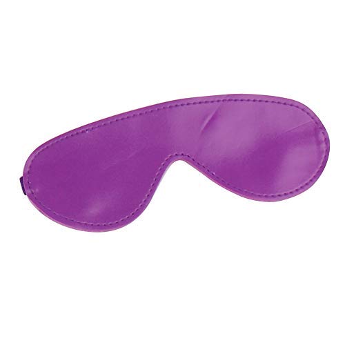 Unihoh Purple Leather Handcuffs Set with Comfortable Wrist and Ankle Cuffs Fits Almost Any Size-7 Pcs