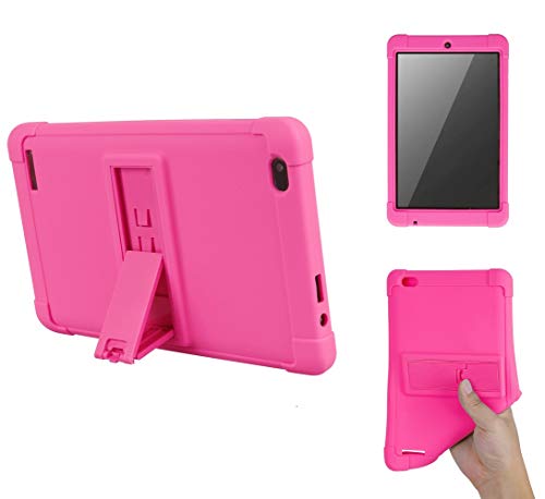 Matrixpad Z1 7 Inch Tablet Case Vankyo Matrixpad S7 Tablet Case Kickstand Case For Kids Shockproof Silicone Case Cover Pc Tablet Bracket Stand Case Cover For Vankyo Matrixpad S7 Rose Red Pricepulse
