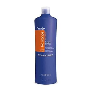 Fanola No Orange Shampoo, Anti-Orange Tones Shampoo for Neutralize Copper, Orange and Red Tones with Immediate Toning…