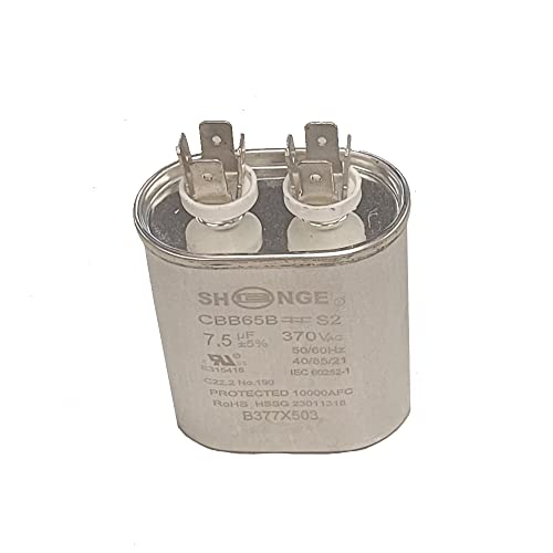 QX65075SHENGE Capacitor Motor Run Oval 7.5 uF MFD 370V in Kenya
