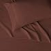 Amazon Basics Lightweight Super Soft Easy Care Wrinkle Free Microfiber 3 Piece Bed Sheet Set with 14-Inch Deep Pockets, Twin, Chocolate, Solid, Kids, Men & Women Bedding