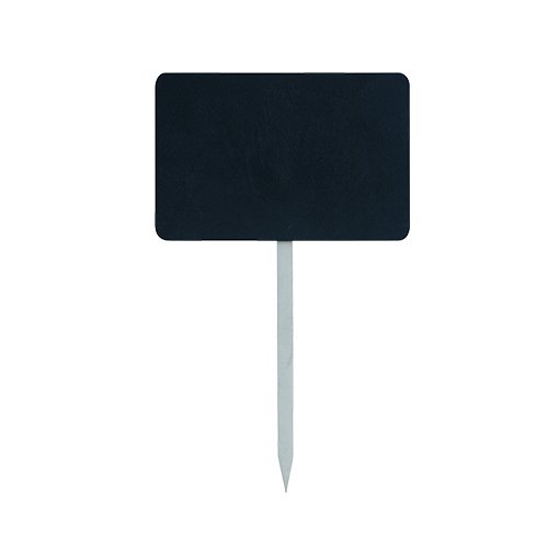 Herstera Garden Cartel Pizarra, Compuesto, Negro, 20x12x25 cm ...