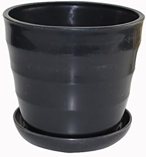 JUIOKK Colorful Flower Plant Containers Seed Starting Pots with Tray Flower Vegetables Grasses Pot Garden Planters