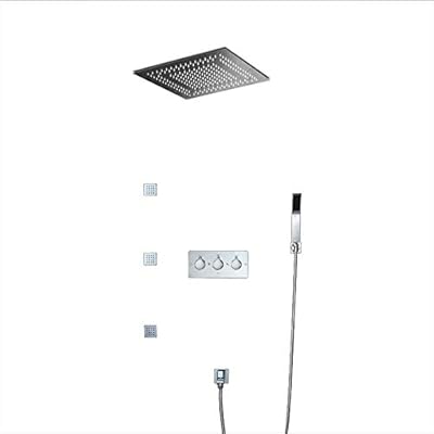Shower System Ceiling Mount Led Rainfall Shower Systems Rainfall