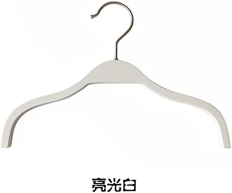 Kexinfan Hanger Clothes Shop Display Hanger Splint, White Children'S Clothes Rack, Coffee And Wood 27Cm10,The 10,Bright White