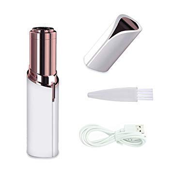 flawless women's portable safe battery operated painless electric eyebrow trimmer facial hair remover