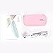 CLAVUZ Mini 6W LED UV Nail Dryer Lamp Curing Light Portable for Gel Nail Polishes Manicure/Pedicure 2 Timing Setting 45s/60s