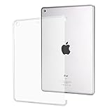 New iPad 9.7 2017 Case,Mektron Transparent Can See Apple Logo TPU Soft Back Tablet Case For Apple iPad 9.7-inch,Crystal Clear