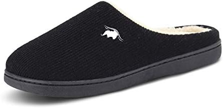 Men's Open Back Clog Slippers, Cozy Relaxing Memory Foam