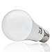 TORCHSTAR UL-Listed A19 LED Light Bulb, 60W Incandescent Equivalent, E26/E27 Base 800lm 5000K Daylight, Pack of 6