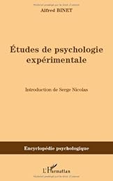 Études de psychologie expérimentale