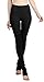 Ladies Pure Color Splice Stretch Workout Leggings Wrap Foot Yoga Tights 03L