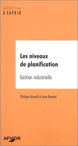 Les  niveaux de planification