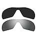 Replacement Polarized Black and Titanium Lenses for Oakley Offshoot Sunglasses