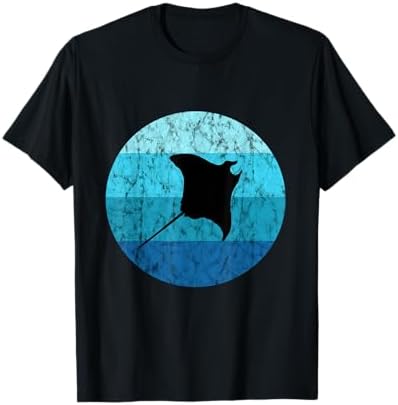 Amazon.com: Manta Vintage Retro Ocean Stingray Manta Ray T-Shirt