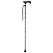 Switch Sticks Walking Cane for Men or Women, Foldable and Adjustable from 32-37 Inches, FSA and HSA Eligible, Bubbles