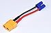 2pc EC2 male Banana connector to XT60 female plug wire adapter for RC lipo battery