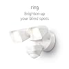 Ring Smart Lighting – Floodlight, Wired, Outdoor Motion-Sensor Security Light, White (Bridge required)