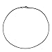 DragonWeave Gunmetal 1.8mm Fine Black Leather Cord Necklace