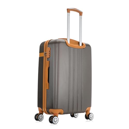 Kit de malas de viagem P/M Bruges Swiss Move Marrom