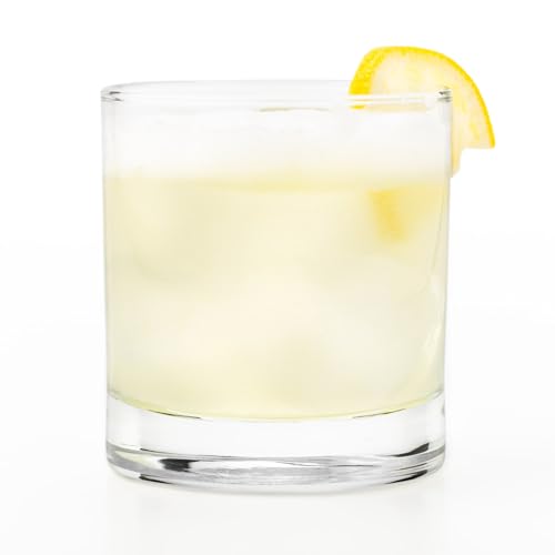 Libbey 916CD Heavy Base Rocks Glasses Set, Simple Glassware Drinking Glasses Set of 24, Stylish, Dishwasher Safe Glasses for Cocktail Parties And More