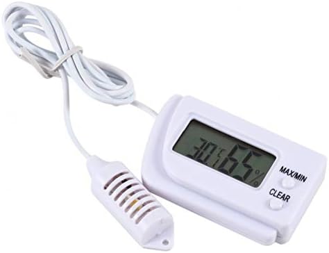 LZDLL Mini Digital Temperature And Hygrometer Incubator Pet Dog Turtle Hatching Egg Sensor Thermometer Temperature Recorder